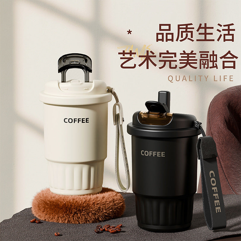 2025 hot-selling high-value coffee mug for men and women, featuring a full 316 stainless steel interior, insulated tumbler, and car cup – wholesale available