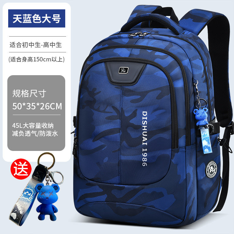 2026 new school backpack for middle and high school boys - extra large capacity, ergonomic, and lightweight