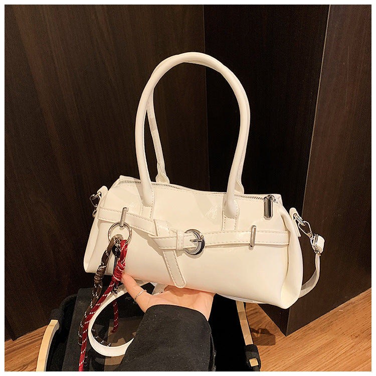 Cross-border Korean version of casual handbag women's 2025 summer new fashion shoulder bag commuter messenger bag