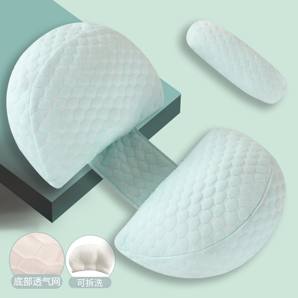 Pregnancy pillow - multi-functional support for side sleepers: u-shaped pillow for back, waist, and belly support - perfect for relaxation and comfort