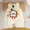Summer sleeveless romper for baby boys and girls - cute, breathable, and perfect for casual outings