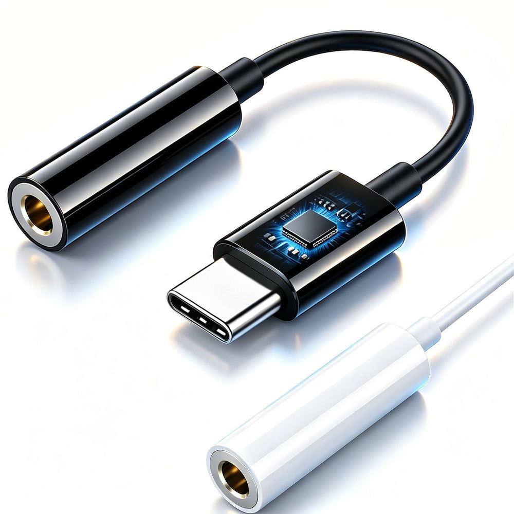 3.5mm to type-c adapter for mobile phones, headphone audio cable, dac digital decoder, compatible with apple 17 jerry chip