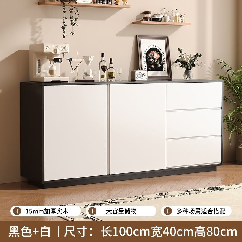 Solid wood sideboard floor-standing wall storage cabinet living room tea cabinet kitchen storage cabinet for homecasual storage cabinet