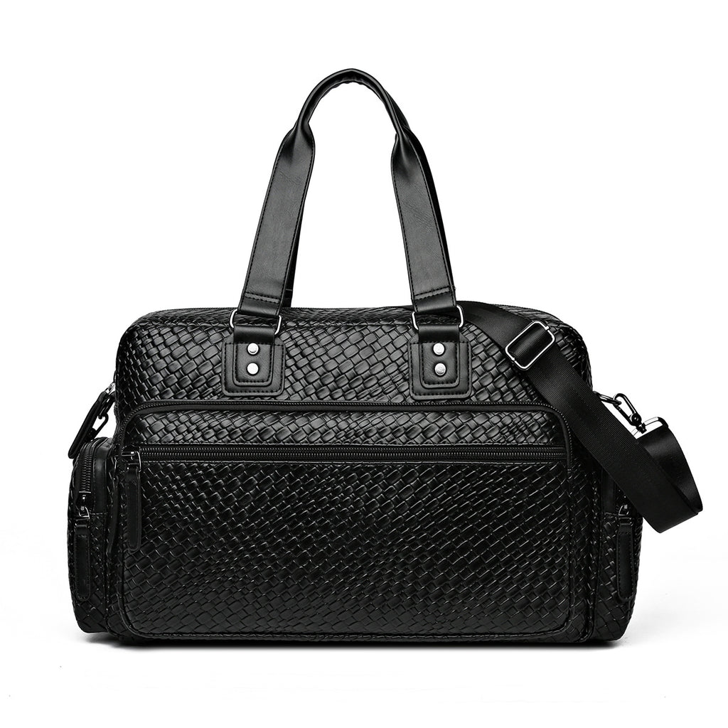 New men's fashionable and simple shoulder bag large-capacity business commuter handbag casual trend wear-resistant travel bag