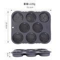 Food-grade 8-cavity silicone bread mold - easy release, kitchen baguette maker, burger baking pan