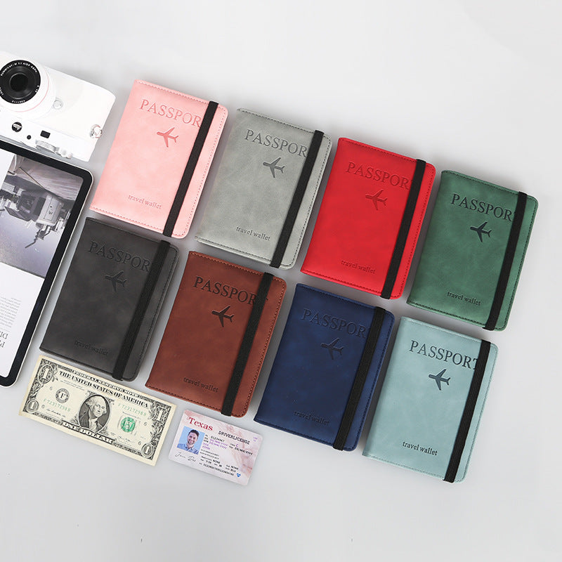 Passport Clip Photo Protective Case Passport Storage Bag Card Bag Document Storage Bag Passport Bag Travel Ticket Clip