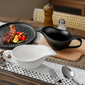 Nordic ceramic western food steak sauce ceramic juice cup restaurant hotel teriyaki cooking seasoning cup handle cup