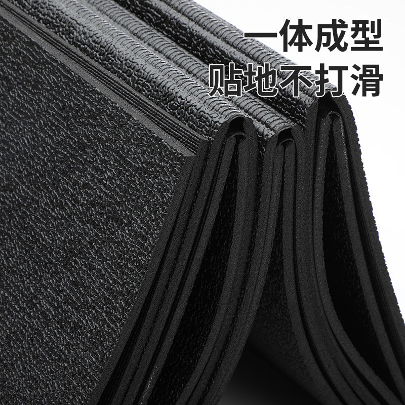 Amazon treadmill shock absorption mat, high-density pvc training folding mat, 6mm equipment silent durable protective pad