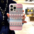 Glue glitter is suitable for apple 16promax cute penguin mobile phone case apple 11 hello kitty anti-fall protective cover
