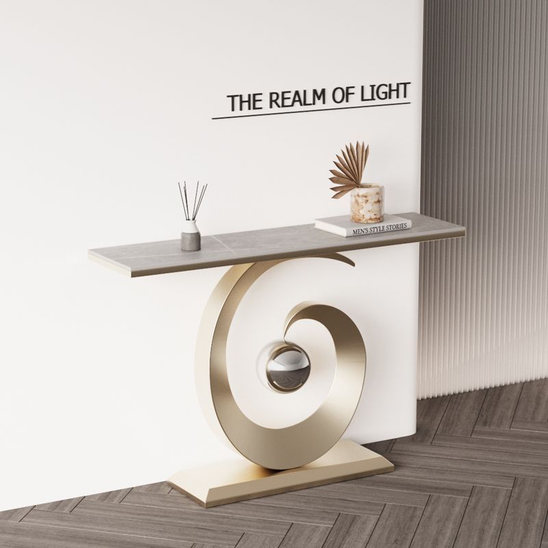 Accessible luxurycasual slate console table italian normcore creative modern entrance hall corridor cabinet wall-mounted narrow table