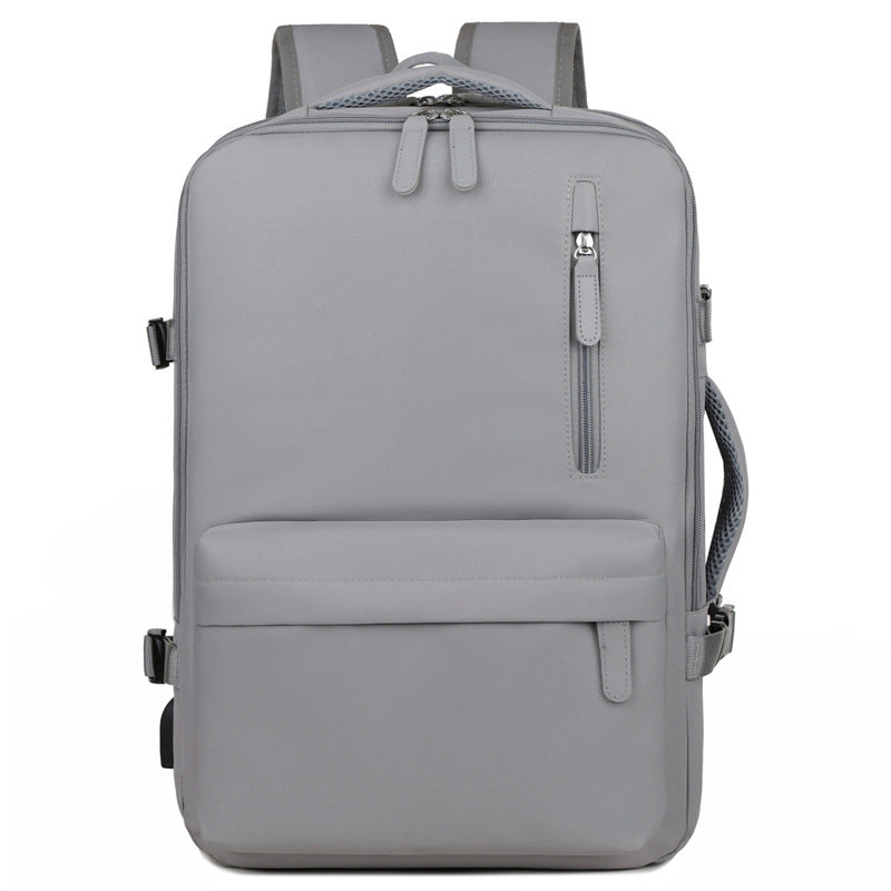 New backpack women's large-capacity multi-function expansion portable travel bag men's simple business computer bag backpack