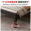 Extra thick iron frame bed carbon steel bed rental house assembled iron bed bold dormitory iron bed bedroom simple bed big sale