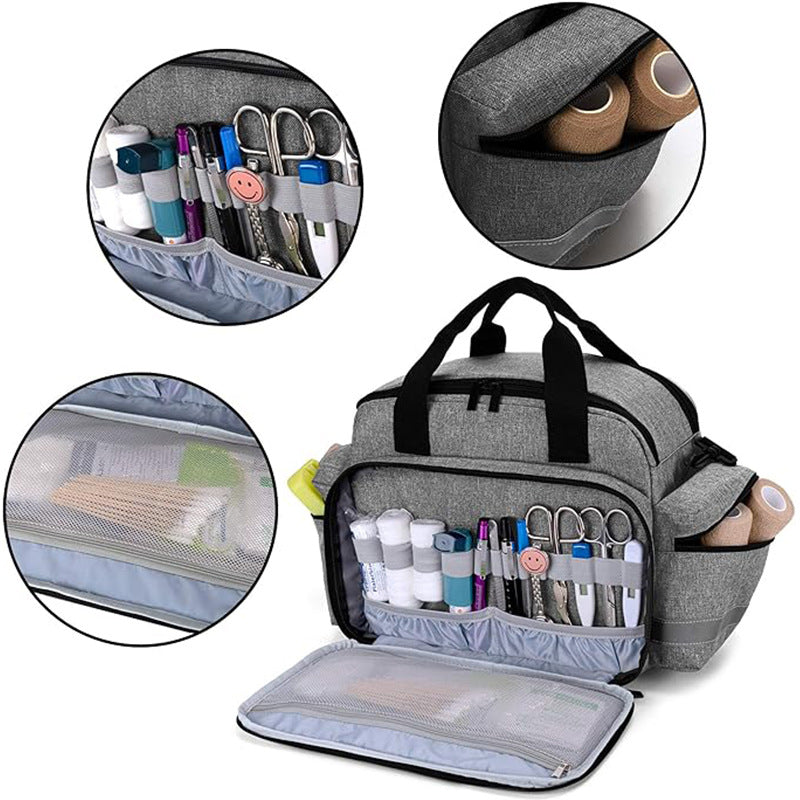 Medical medicine bag Small medicine bag Travel portable medicine medicine medicine bag Storage box Household large dormitory medicine bag