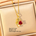 X8314-17 golden wings necklace