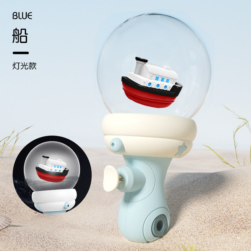 New tiktok-style cartoon water gun for kids - squirt, splash, and water fight fun! perfect for boys and girls, with lights and water features. ideal for street vendors and wholesale