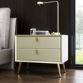 Bedside table free of installation drawer casual postmodern small cabinet accessible luxury scandinavian storage cabinet master bedroom classy leather