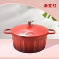 Household double-ear pot enamel pot non-stick pot stew pot popular large-capacity soup pot high-looking stew pot spot wholesale