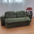 Vintage-inspired vacuum-sealed kangaroo sofa: creative, compact, and foldable for small living spaces - a lazy sofa bed for casual lounging