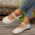 export plus size french retro mary jane shoes  spring/autumn new round toe low-cut flat shoes