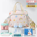 Large capacity maternity bag fashionable portable mommy bag travel storage shoulder handbag backpack multifunctional baby bag