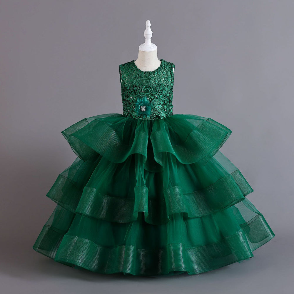children's clothing, kids' formal dresses, tulle princess dresses, flower girl dresses, high-end birthday dresses, runway show performance gowns, evening dresses, and dresses