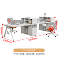 Saint li office desk and chair set - minimalist office table, staff desk, executive desk, high cabinet, workstation, booth desk