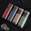 Double-layer vacuum intelligent business purple sand cup ceramic thermos cup office car gift water cup engraved logo