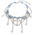 Imitation pearl necklace wholesale cross-border new jewelry accessible luxury niche high-end accessories pendant women's long clavicle chain