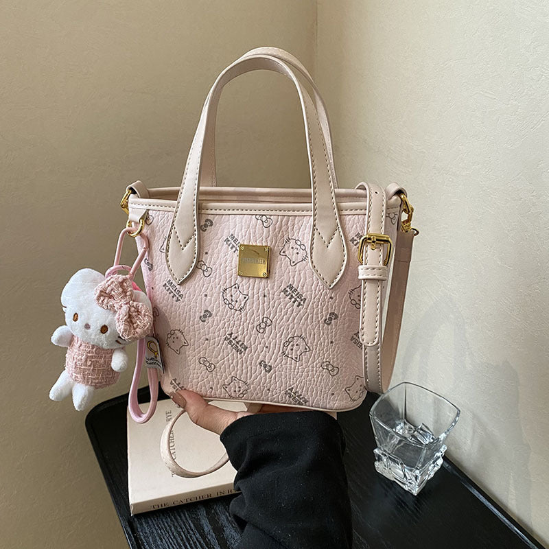 Cross-border super fire small bag women's spring and summer 2025 new versatile messenger bag popular this year portable bucket bag