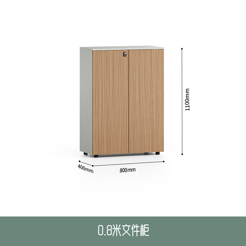New arrival file cabinet low cabinet information cabinet wooden lockable file cabinet office storage side cabinet partition cabinet