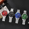 Douyin traffic live broadcast men water ghost quartz wrist watch student business men's watch calendar steel band watch large dial