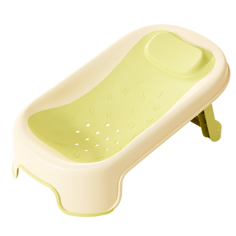 Baby bath support seat - sit & lie down, anti-slip bath pad, newborn bath net, bath mat, bath bed