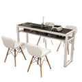 Nail art table and chair suit tempered glass workbench single double table nail art shop table casual nail art table