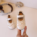 Ready-to-ship korean style girls' versatile bow princess shoes, kids' thin-soled mary janes, versatile student shoes, soft-soled flats
