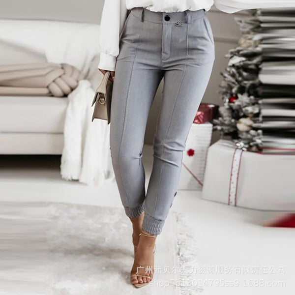 2024 European and American  women's clothing   casual trousers-ODS4901