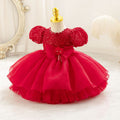 New in stock: sequined tulle cake princess dress for girls - perfect for baby's birthday!