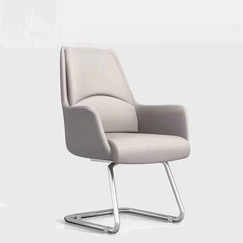 Casual chair, comfortable ergonomic chair, conference computer chair, business leather chair, office chair, live broadcast, home study, no