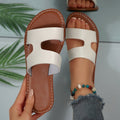 summer new arrival: plus-size women's flat slippers for cross-border e-commerce. available in sizes 36-43. wholesale options available. dropshipping to  and