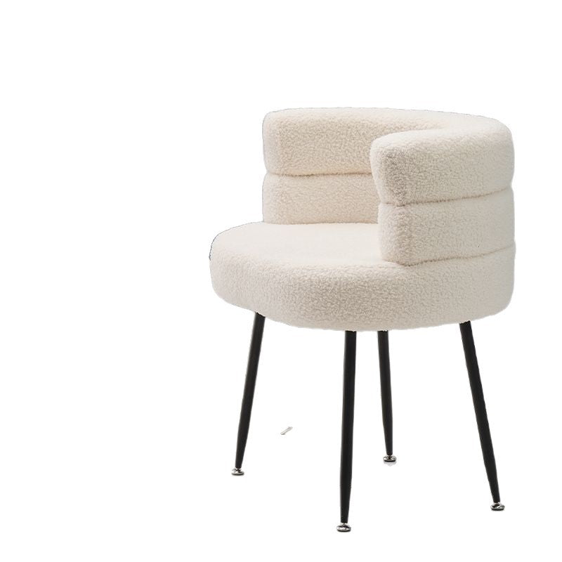 Sofa cashmere makeup chair popular single chair makeup casual chair luxury cute semicircle