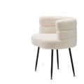 Sofa cashmere makeup chair popular single chair makeup casual chair luxury cute semicircle