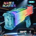 new trendy colorful electric water gun toy with cool lights and sound effects, extra large capacity pulse water gun
