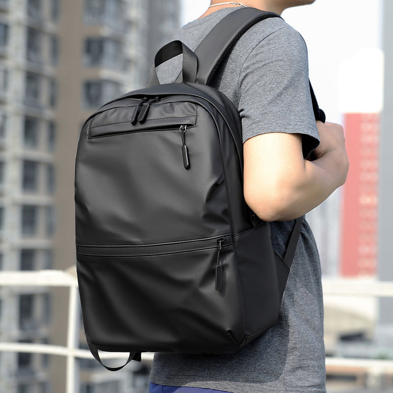 New fashionable large-capacity backpack laptop bag manufacturer medium backpack wholesale one piece delivery