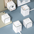 Smart timer socket converter wireless multifunctional magic cube extension plug with usb charging and wired power strip