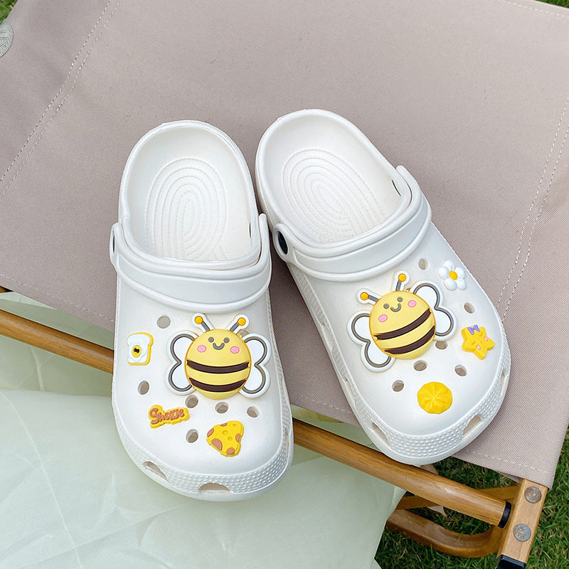 Eva clogs women's summer fun thick sole cute outdoor wear soft sole lightweight beach anti-slip sandals slippers women cartoon