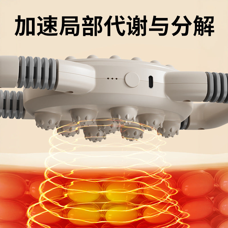 wholesale six-head fascia gun waist and back deep high-frequency vibration muscle relaxation multi-head multi-functional massager