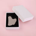 304 stainless steel scraping board facial beauty facial acupoint dredging meridians metal tendon pulling stick heart-shaped scraping blade