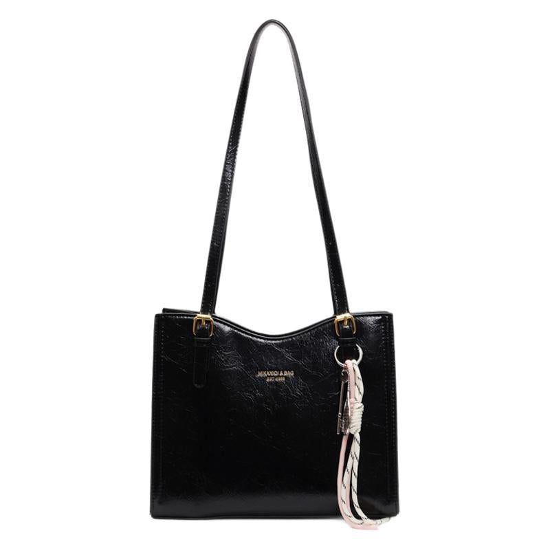 Retro red wedding bride large-capacity bag women's 2025 new autumn and winter versatile commuter shoulder bag tote bag