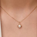 European and american cross-border niche ins style faux pearl necklace and earring set - sweet, minimalist, and luxe design with floral accents