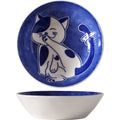 Creative and cute ceramic cat dipping dish for home use - perfect for restaurants, hotels, hot pot, seasoning, and snacks. adorable cat plate