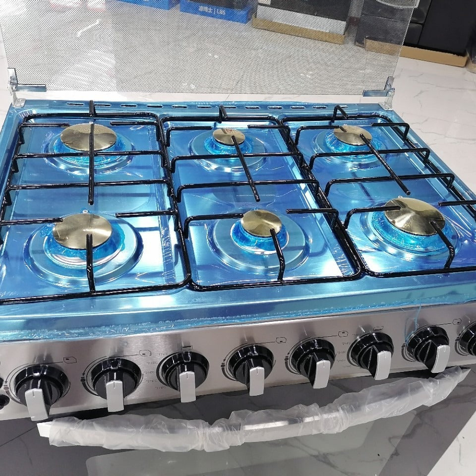 6 six-gas oven burner stove one-piece upright barbecue box 30 inches 760 wide outlet drop shipping